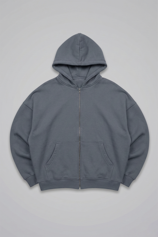 ASPHALT ZIPPER HOODIE
