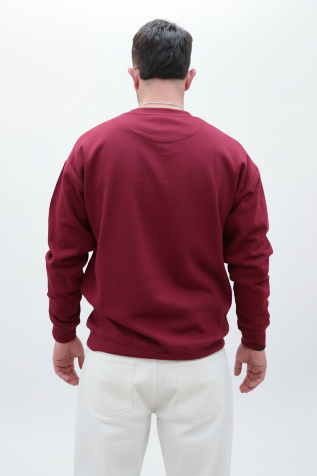 BURGUNDY CREWNECK