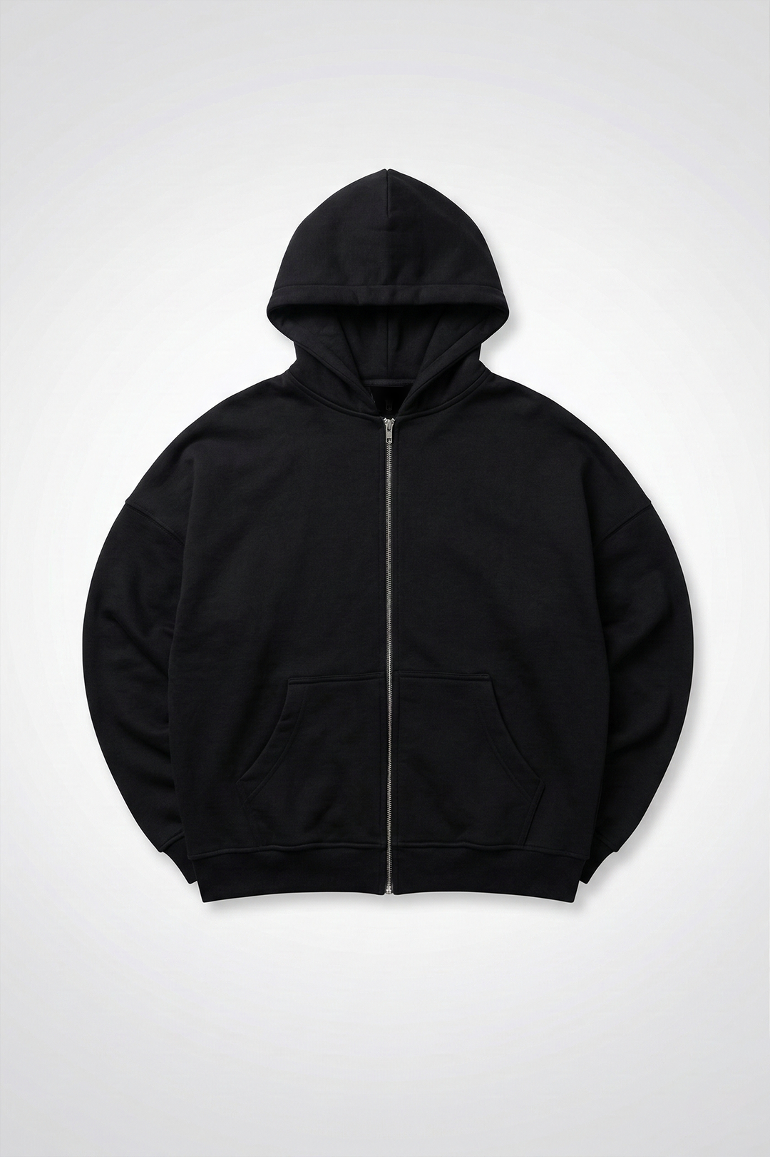 NOIR ZIPPER HOODIE